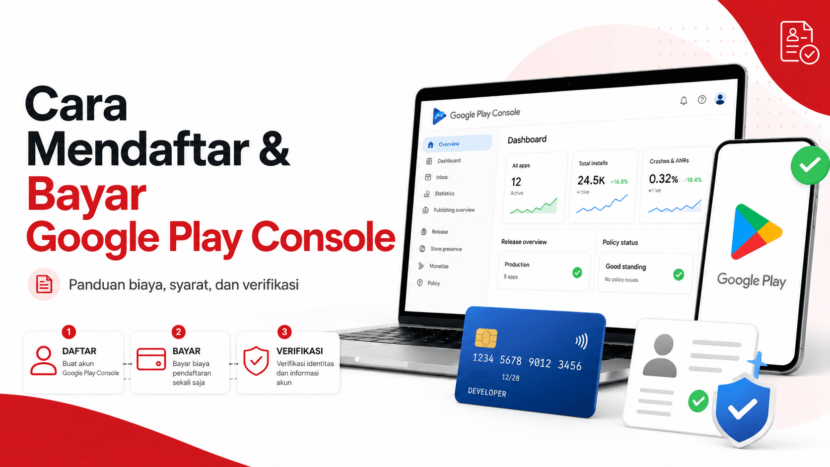 Cara Mendaftar & Bayar Google Play Console