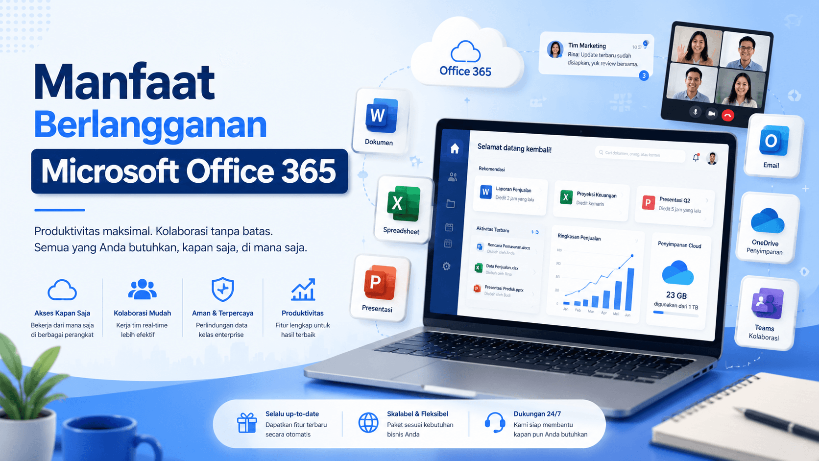 Manfaat Berlangganan Microsoft Office 365